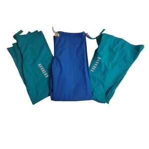 LOT OF 3 - 2 CHEROKEE WORKWEAR TALL SMALL 1 SPREAD GOOD CHEER SCRUBS PANTS NWOT